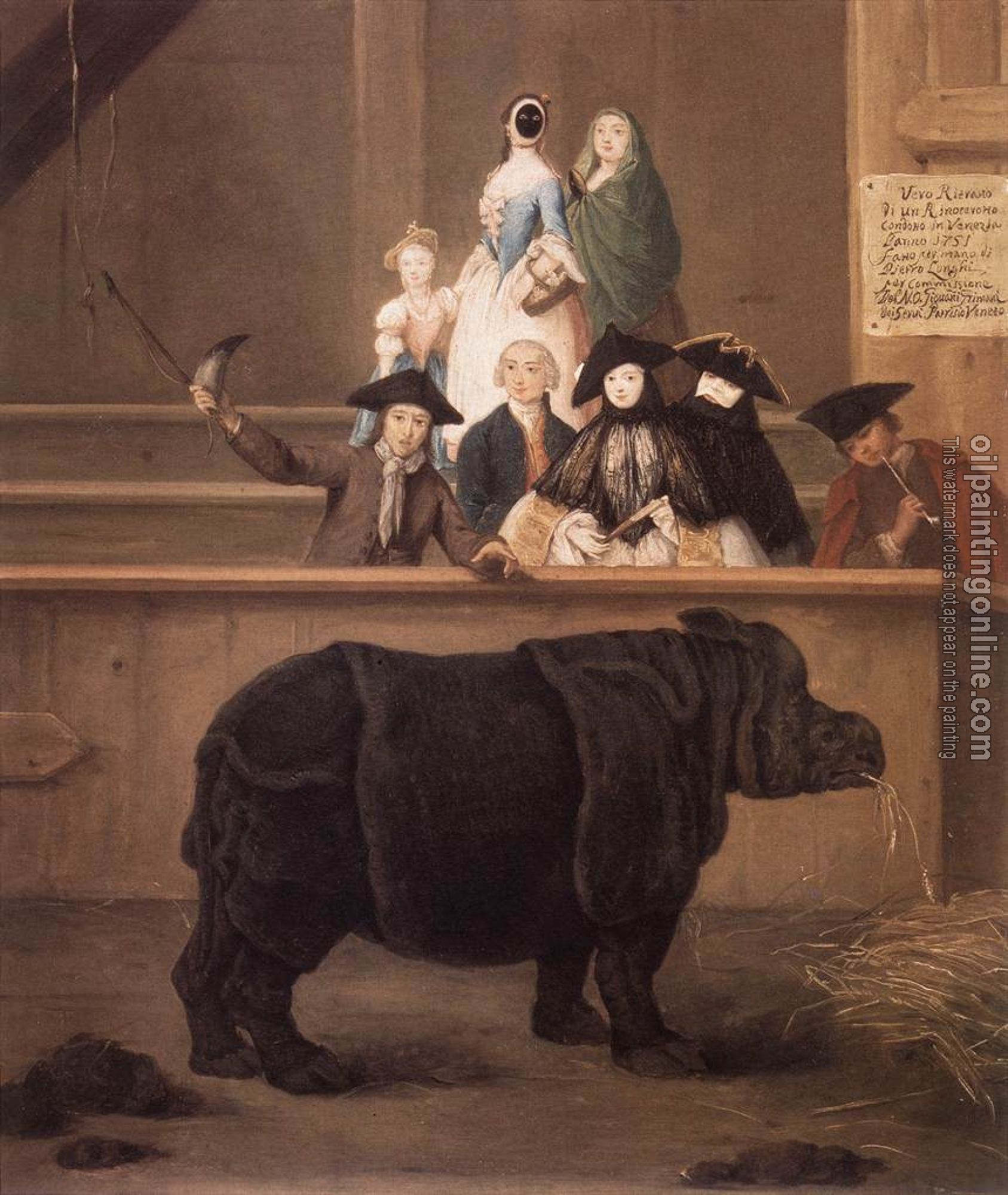 Pietro Longhi - The Rhinoceros